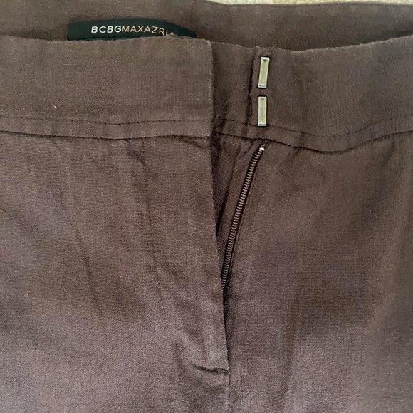 BCBG Linen Capri Pants/Shorts - Picture 2 of 7
